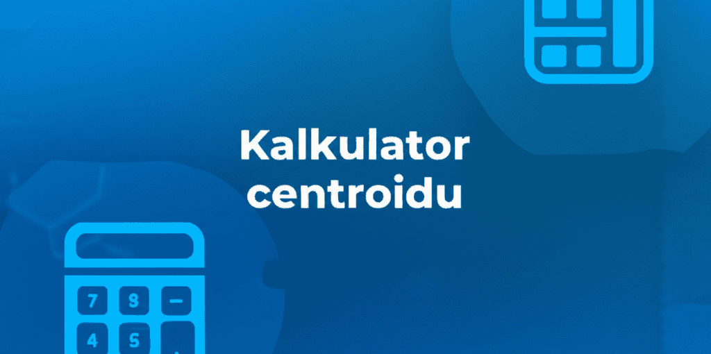 Ilustracja przedstawiająca kalkulator centroidu w działaniu