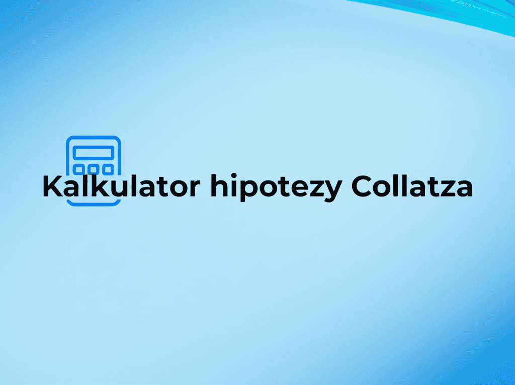 Kalkulator hipotezy Collatza obraz
