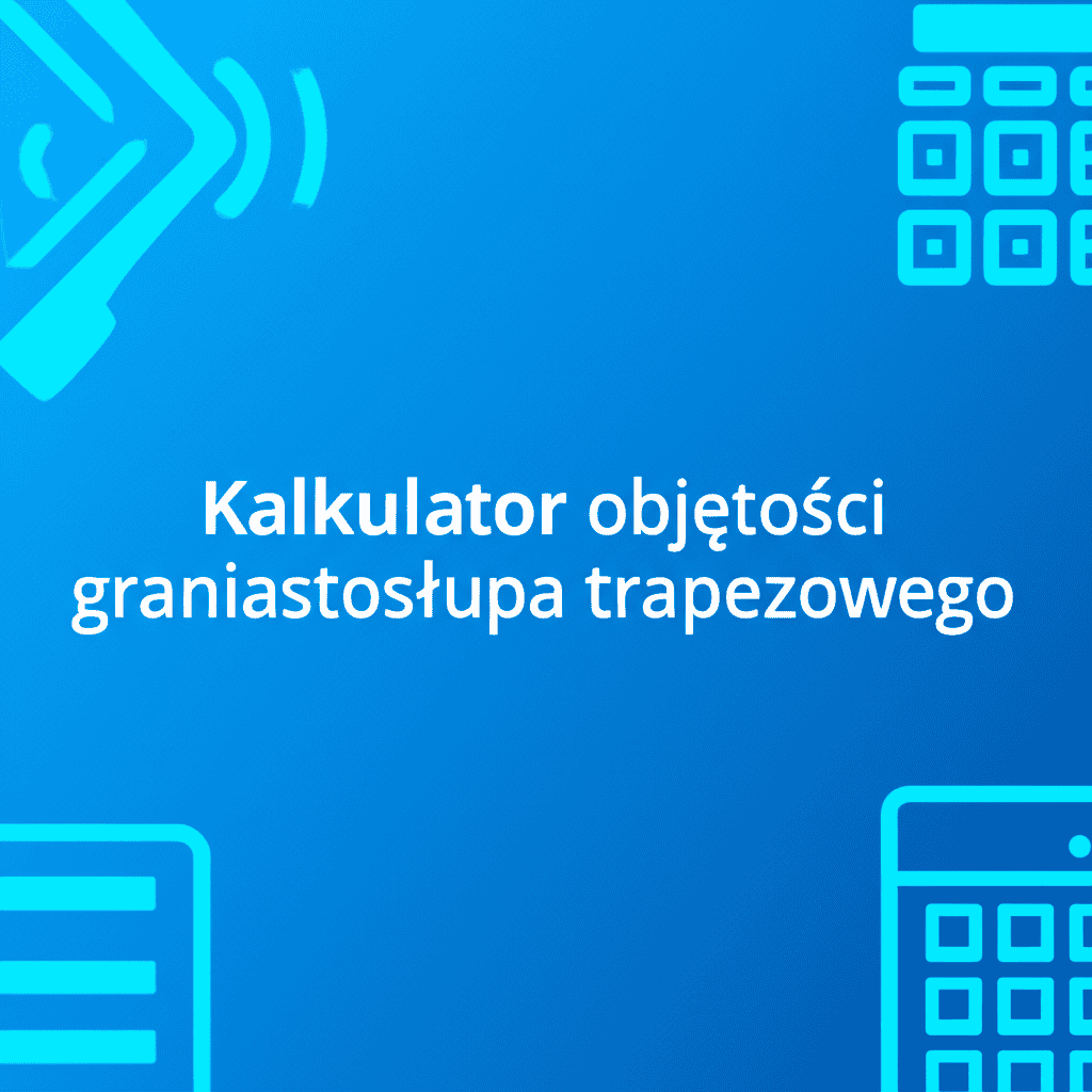 Ilustracja graniastosłupa trapezowego