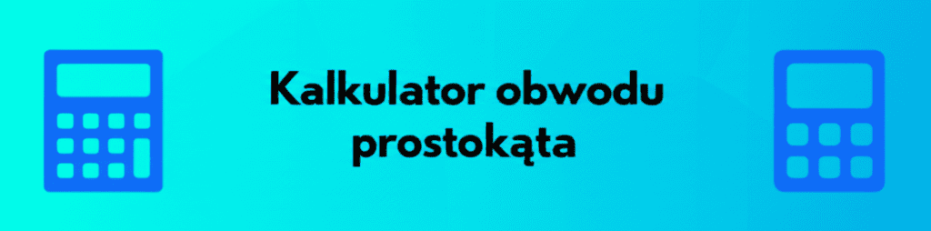Kalkulator obwodu prostokąta w użyciu, wyświetlający pomiary i wyniki