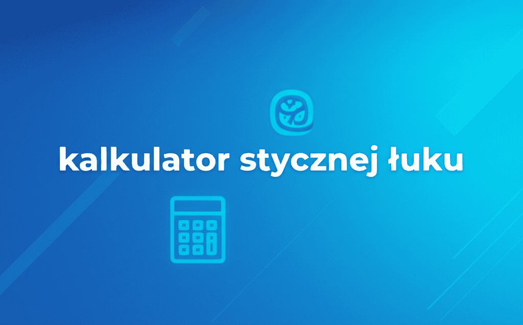 kalkulator stycznej łuku