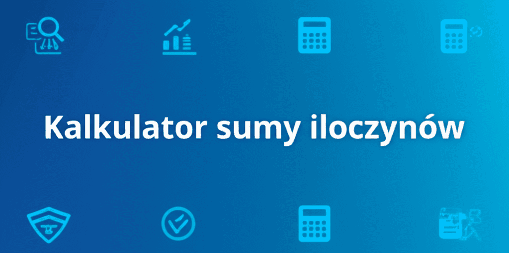 Kalkulator sumy iloczynów