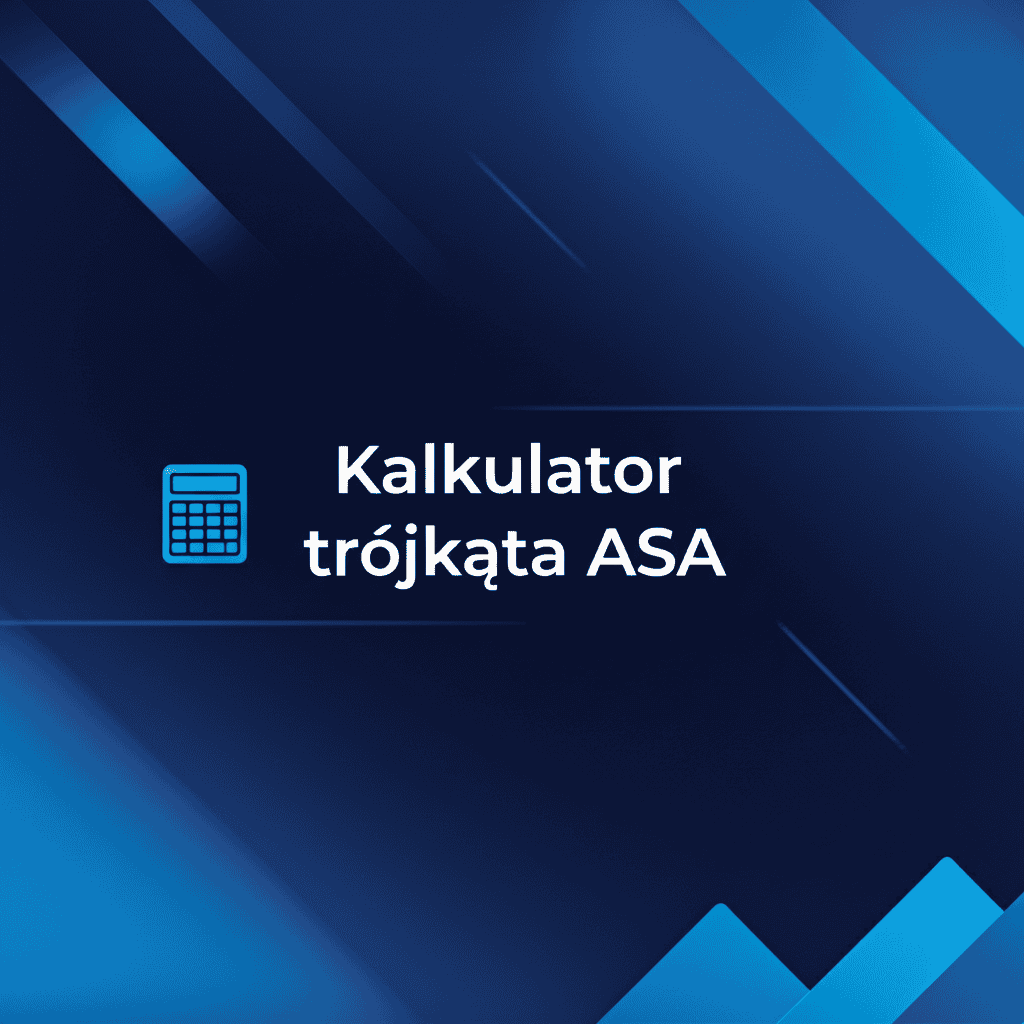 Ilustracja Kalkulatora trójkąta ASA
