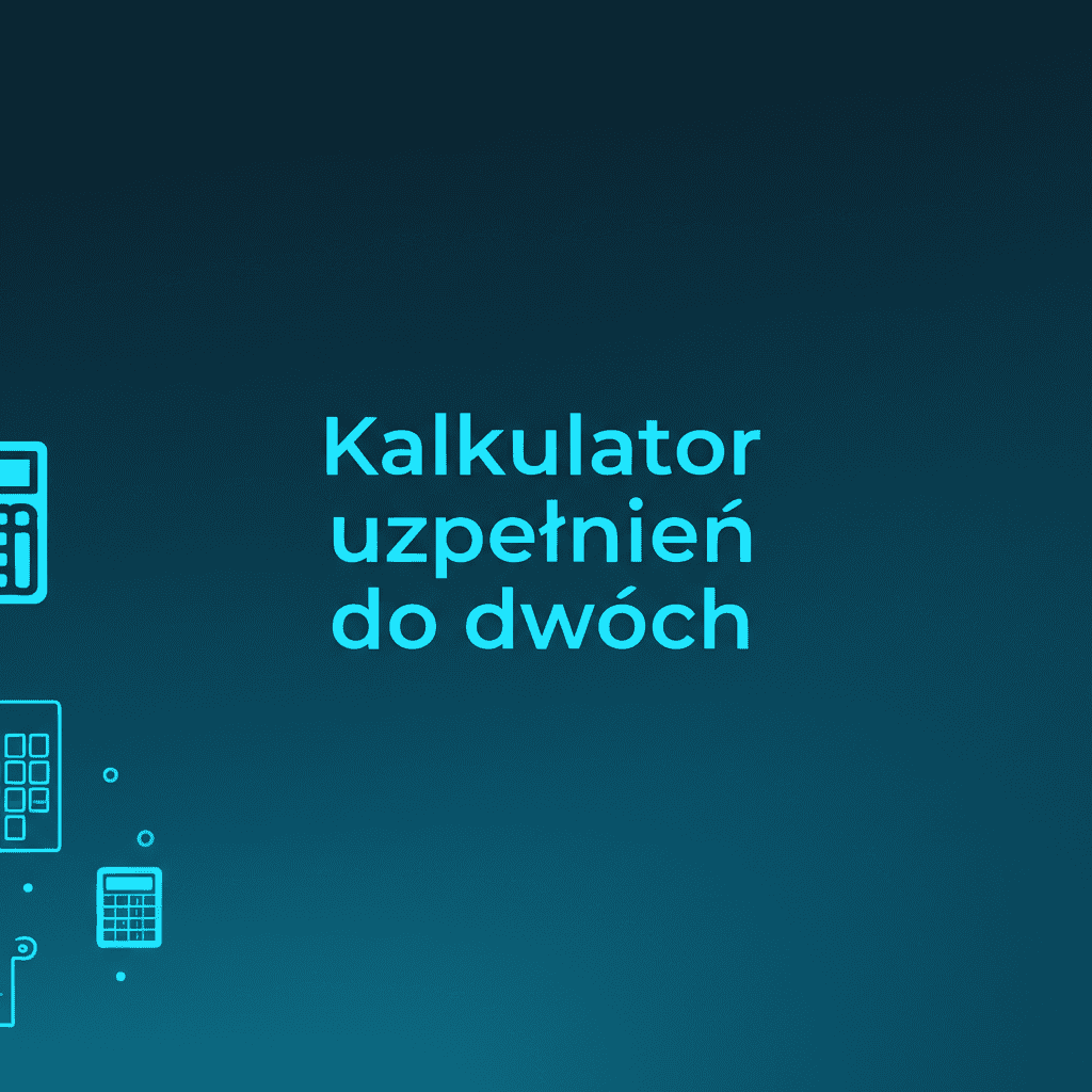 Kalkulator uzupełnień do dwóch ilustracja