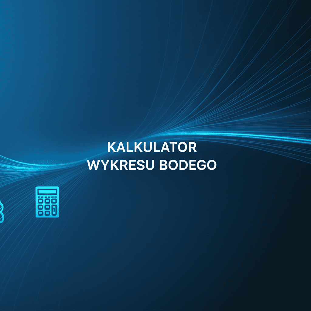 Ilustracja wykresu Bodego, przedstawiająca zależności wzmocnienia i fazy od częstotliwości.