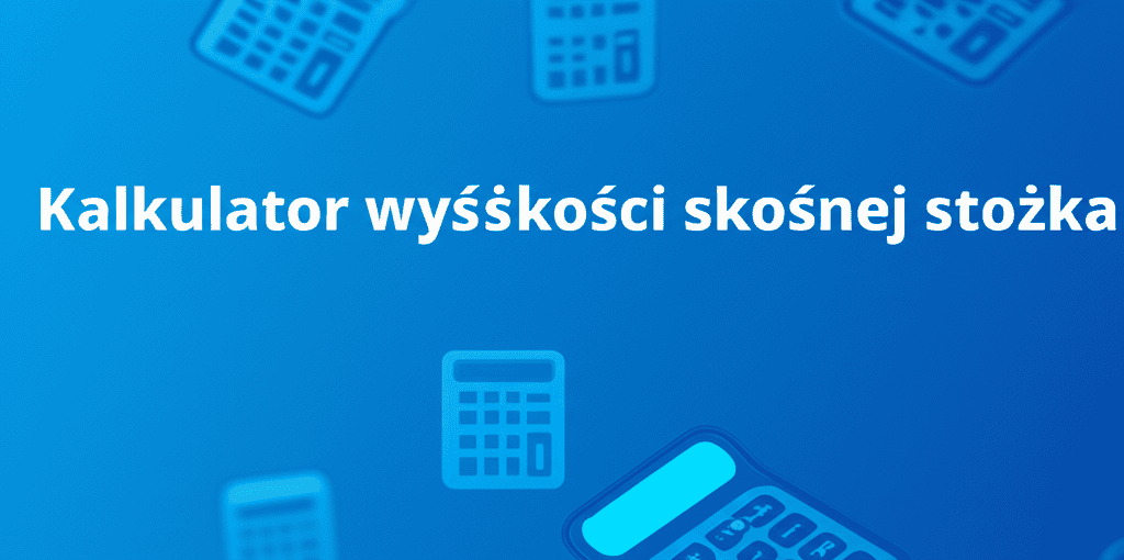 Ilustracja stożka z oznaczoną wysokością skośną