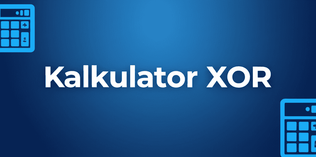 Kalkulator XOR wykonujący operacje logiczne