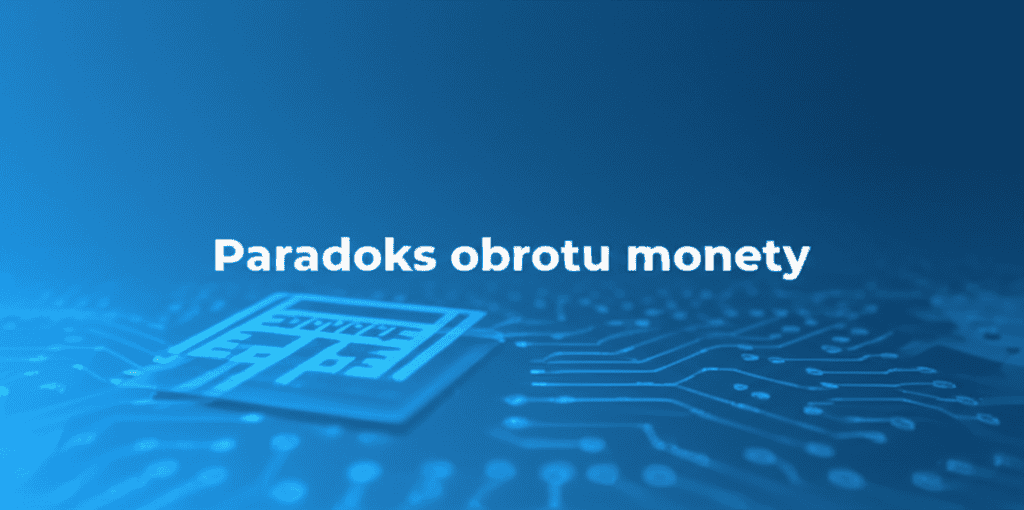 Ilustracja paradoksu obrotu monety, z jedną monetą toczącą się wokół drugiej.